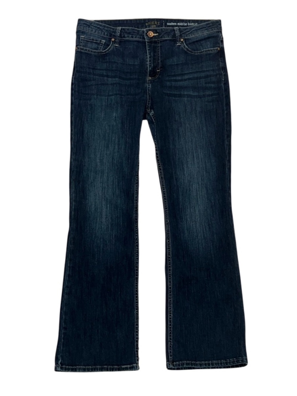 Riders by Lee Mid-Rise Dark Wash Bootcut Jeans - Y2K